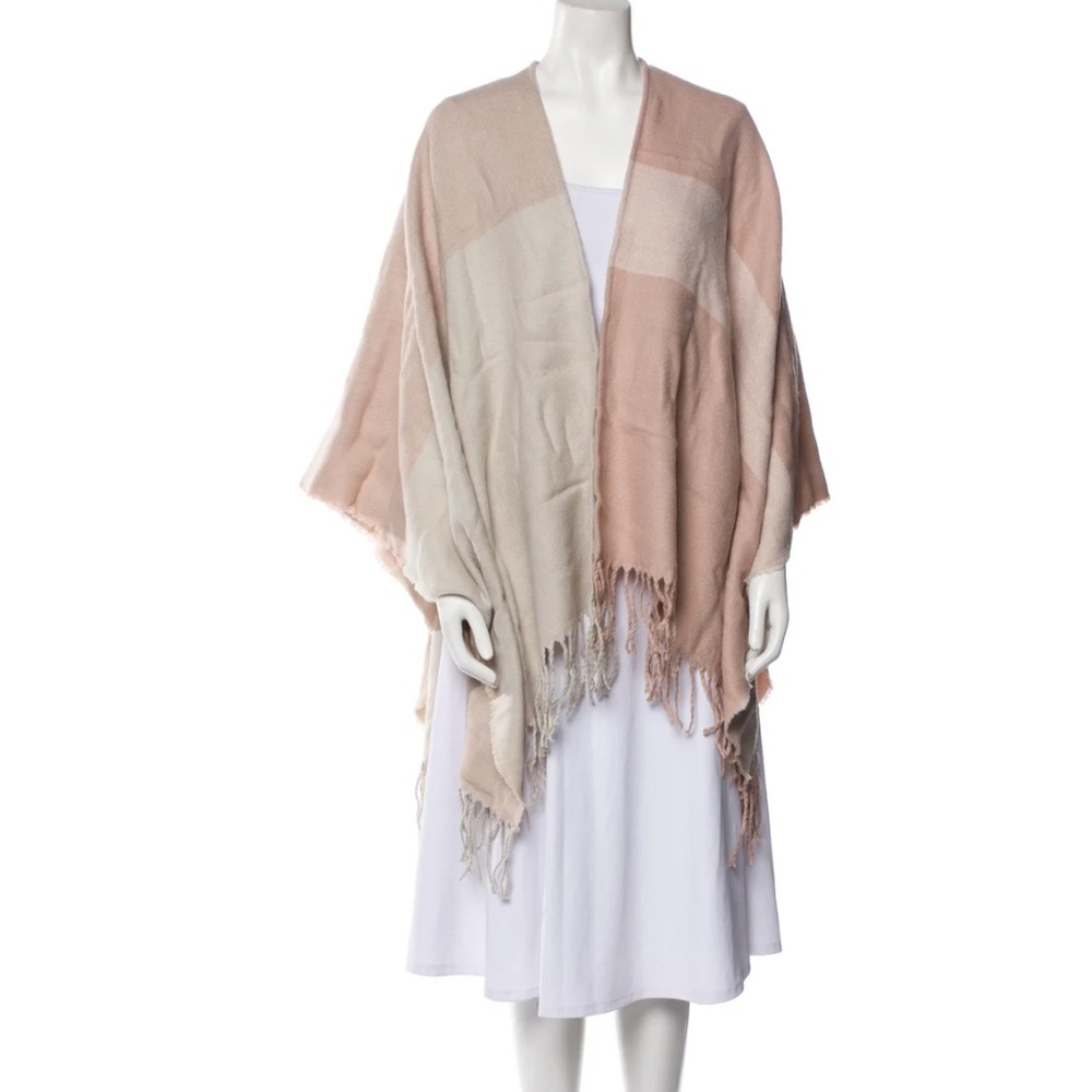 Soia & Kyo color block pattern cape